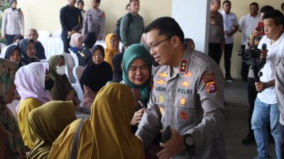 Bakti Kesehatan, Polda Banten Gelar Pengobatan Gratis Untuk Warga Kurang Mampu