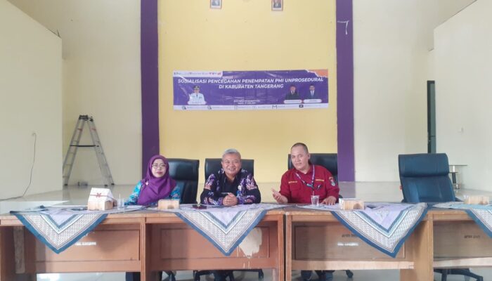 Disnaker Kabupaten Tangerang Sosialisasikan Pencegahan Penempatan PMI Unprosedural di Kecamatan Sukadiri