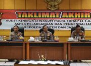 Kapolda Banten Pimpin Taklimat Akhir Audit Kinerja Itwasum Polro Tahap II Tahun 2024