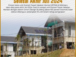 Sebagian Rumah Menteri Di IKN Selesai Akhir Juli 2024