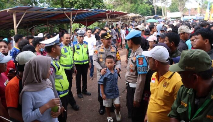 Meriahkan Hari Bhayangkara ke 78, Kapolres Serang Saksikan Langsung Final Sepak Bola Tabanas Cup