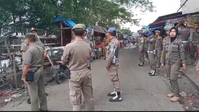 Berikan Peringatan, Satpol PP Kabupaten Serang Layangkan Surat ke Pedagang Pasar Ciherang