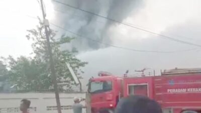 PT Citra Buana Pasta di Kawasan Pancatama Terbakar, 2 Pekerja Jadi Korban