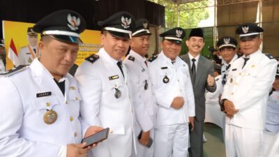 Ucapan Selamat Camat Deni Firdaus Untuk Para Kades di Kecamatan Jawilan Atas Perpanjangan Masa Jabatan