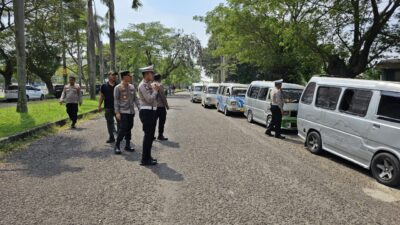 Polres Cilegon berikan pengawalan Ziarah Kubro Provinsi Banten