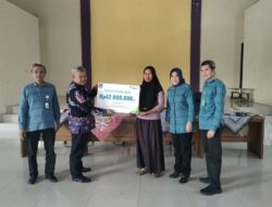 Camat Sukadiri Hadiri Sosialisasi dan Berikan Bantuan Secara Simbolis Program JKM BPJS Ketenagakerjaan