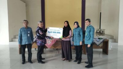 Camat Sukadiri Hadiri Sosialisasi dan Berikan Bantuan Secara Simbolis Program JKM BPJS Ketenagakerjaan