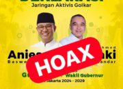 Beredar Poster Deklarasi Anies-Zaki untuk Pilkada DKI Jakarta, Zaki : Itu Hoaks