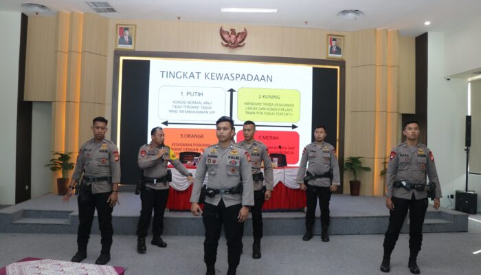 Pembukaan Pelatihan Pengamanan dan Pengawalan Pilkada Serentak Tahun 2024 di Polres Metro Tangerang Kota