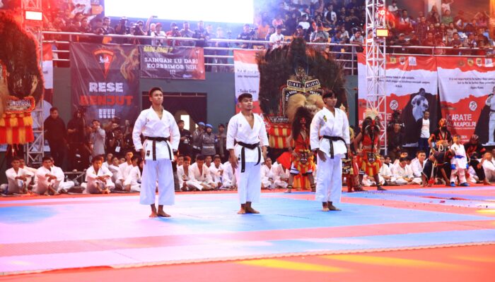 Kapolri Buka National Open Karate Championship di Pakansari Bogor