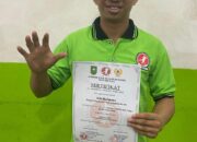 Milenial Alfa Syahputra Terima Sertifikat Lisence C Nasional Pelatih Bola Tangan