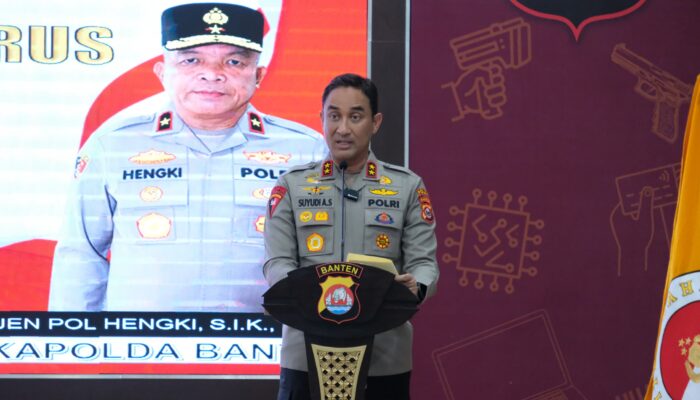 Kapolda Banten Pimpin Pengukuhan Pengurus Komite Olahraga Polri Polda Banten 2024