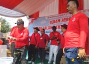 Ribuan Warga Kecamatan Kresek Tumpah Ruah Ikuti Kegiatan Jalan Sehat Dalam Rangka HUT Ri Ke-79