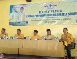 Golkar Kembali Usulkan H. Bahrul Ulum Jadi Ketua DPRD Kabupaten Serang