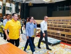 Ketua Pelaksana Rapimnas dan Munas XI Partai Golkar Meninjau Persiapan di Jakarta Convention Center (JCC)