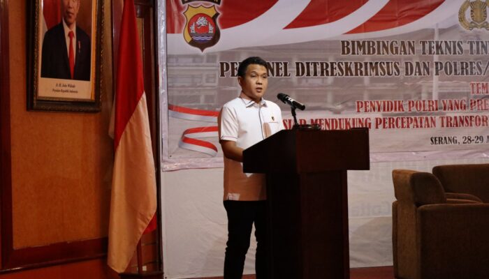 Ditreskrumsus Polda Banten Gelar Bimtektipidsus Ditreskrimsus T.A 2024