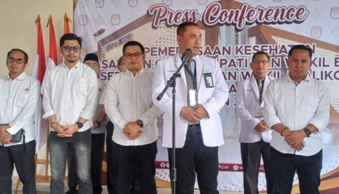 Disiapkan 20 Tenaga Medis Untuk, 3 Pasang Balon Bupati – Wakil Bupati Tangerang, Guna Jalani Tes Kesehatan