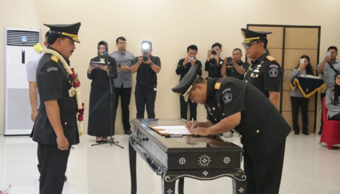 Kalapas Cilegon Hadiri Momen Bersejarah Sertijab Kakanwil Banten Resmi Berganti