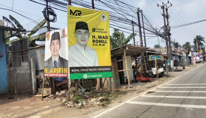 SOKSI Minta, Jika Memang Memiliki Budaya Malu, Mohon Atribut Bergambar H.Mad Romli Dengan Logo Partai Golkar Diturunkan 