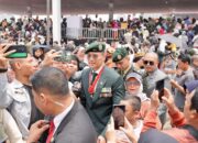 Bersama Presiden Jokowi dan Menteri Kabinet Indonesia Maju,, Menteri AHY Hadiri Upacara Peringatan HUT TNI Ke-79 di Monas