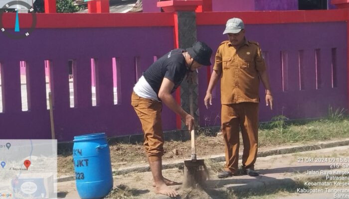 Desa Patrasana Gelar Kerja Bakti Rutin Sebagai Wujud Nyata Kepedulian Warga Terhadap Lingkungan