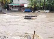 Jembatan Alternatif Muncang Ciminyak Hanyut Kebawa Banjir